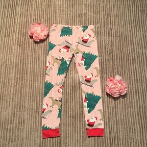 Carter's Pink and Green Holiday Pajama Pants
